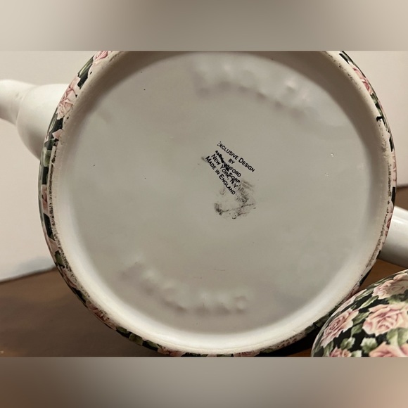 VTG Royal Crownford Teapot Sadler England. Pink Rose Chintz. Excellent Condition - Picture 6 of 7